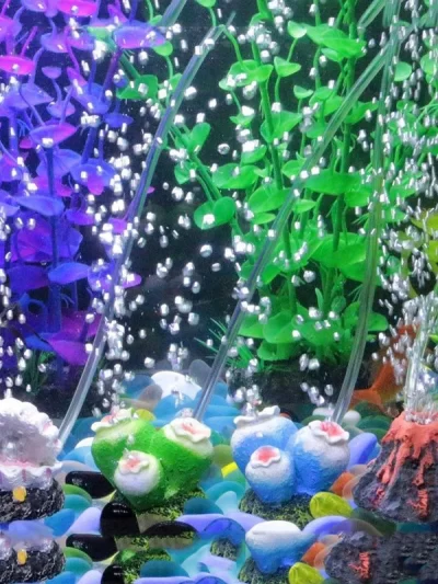 Fish Tank Landscaping Simulation Volcano Aquarium Accessories Rockery Aerator For Aquarium Pump Bubble Stone Oxygen