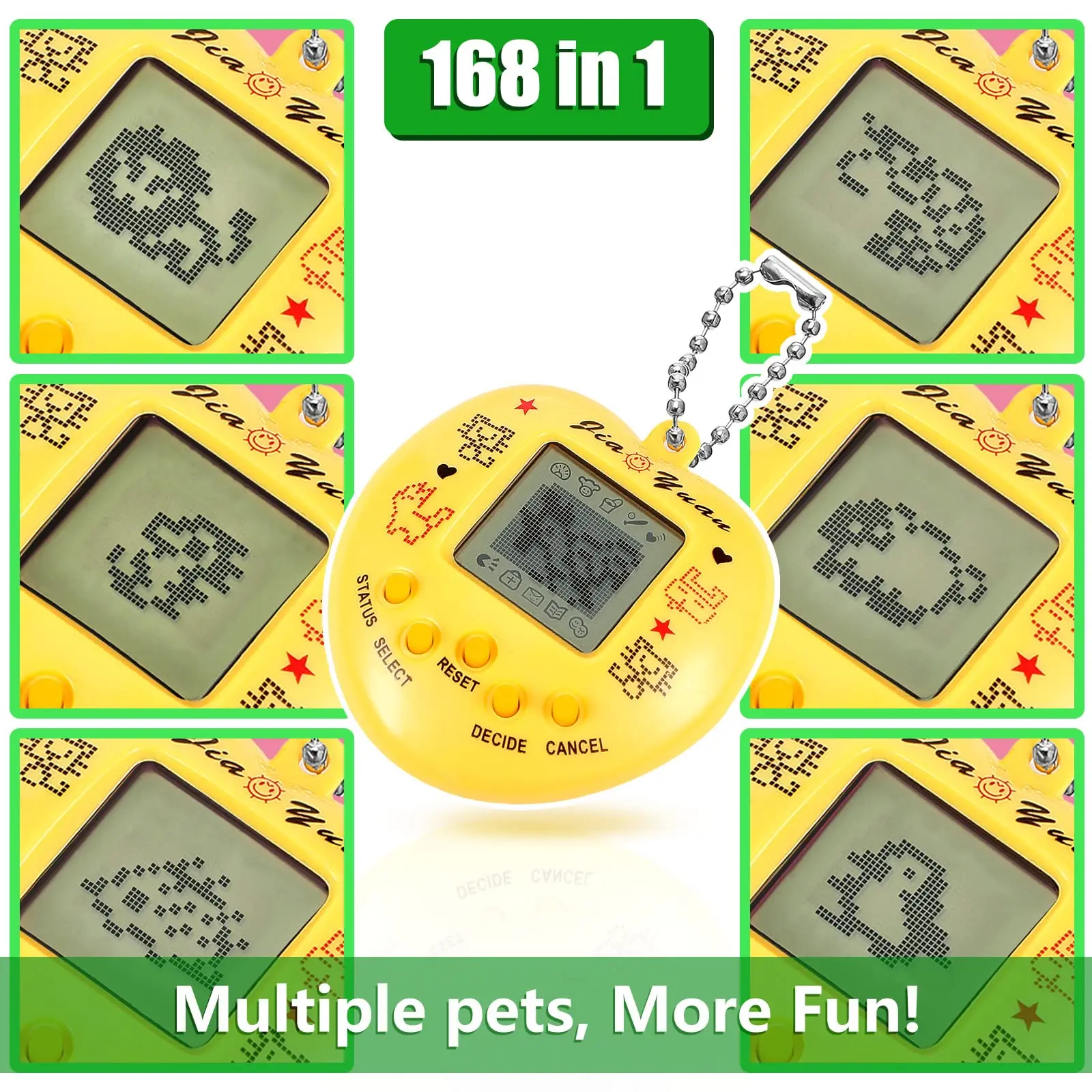 Electronic Pets Game Tamagotchi Nostalgic Toy in Russian Original German Spanish Polish Virtual Digital Pet Toys For Kids Pixel - Image 5