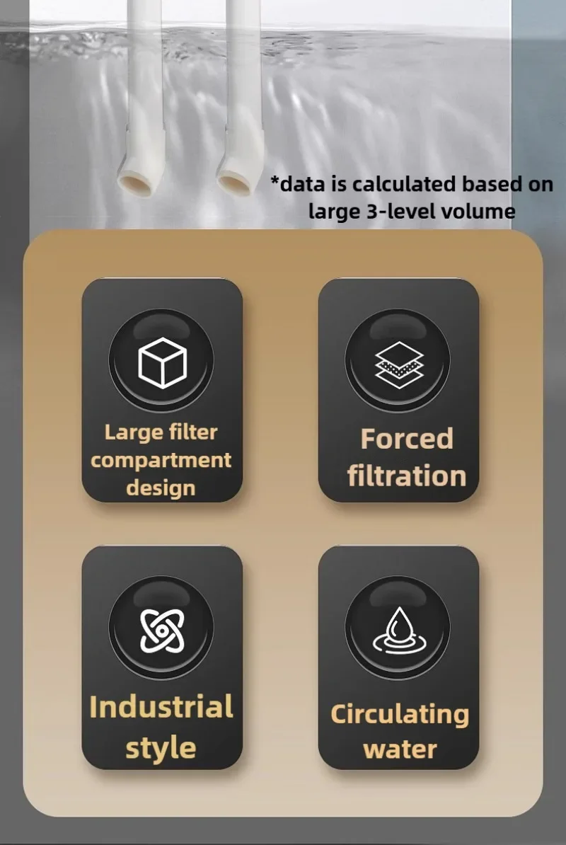 External Aquarium Fish Tank Filter System Water Circulation Filter Bucket Fish Pond Filter Box Outside Pet Accessories Equipment - Image 12