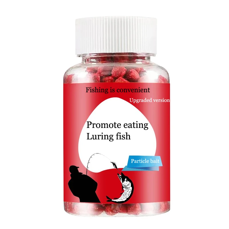 fish foodUniversal concentrated bait, red fragrant fish food granules,outdoor fishing accessories、Fishing bait、Shrimp clipper