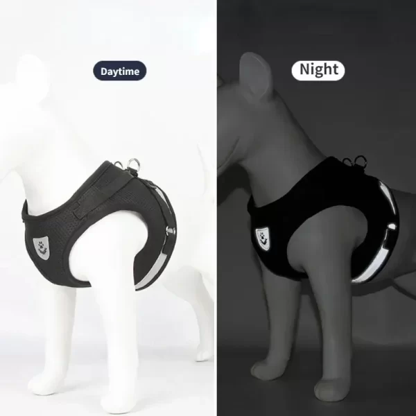 Dog Harness Walking Lead Leash For Small Dogs Collar Polyester Adjustable Mesh Puppy Cat Harness Vest For Medium Pet Accessories - Image 4