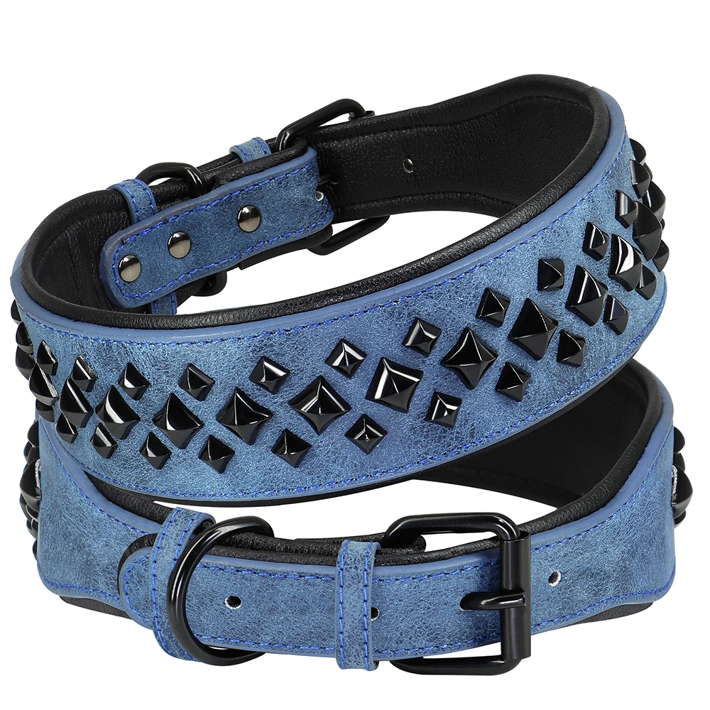 Dog Collar For Large Dogs Cool Spikes Studded Leather Pet Collars For German Shepherd Mastiff Rottweiler Bulldog Accessories - Image 8