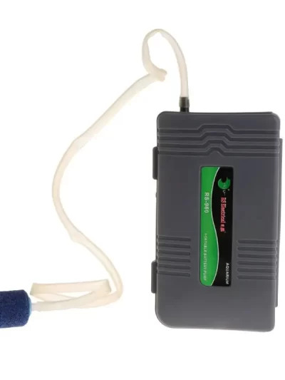 Air Pump Portable Aquarium Fish Tank Battery Powered Oxygen Aerator With Stone