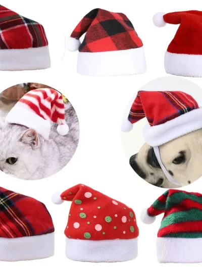 Dog Costume Hats for Cats Costumes Pet Supplies Pet Cat Dog Christmas Hat Cap Puppy Dog Accessories for Small Dogs