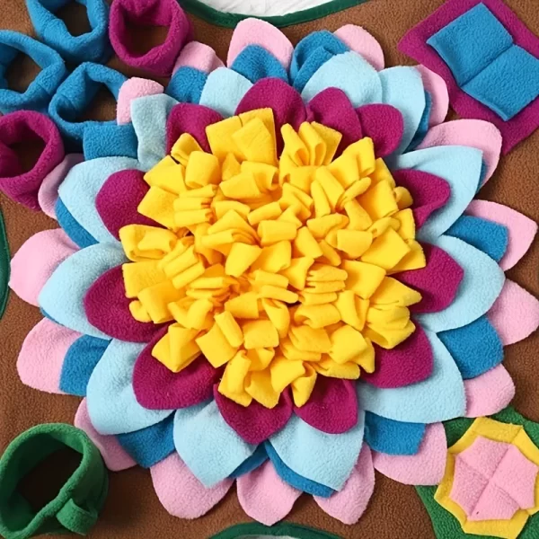 Pet Sniffing Training Mat Dogs Cats Educational Stress Relief Bite Resistant Slow Food Mat Pets Eco-friendly Training Blanket - Image 4