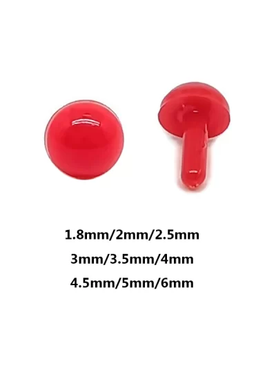 Rabbit Red Eyes Bunny DIY Accessories For Amigurumi Doll Crochet Toy Stuffed Animal Toy 1.8/2/2.5/3/3.5/4/4.5/5/6mm With Washers