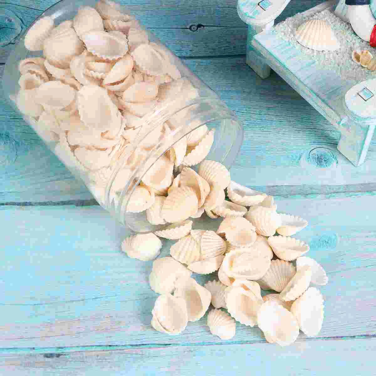 Fish Tank Accessories Shell Jewelry Small Decor Scallop Natural Ornaments Vase Barreled DIY Pendant - Image 3