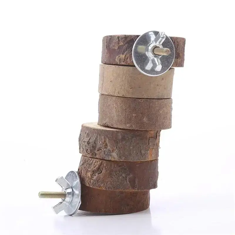 Hamster Wooden Ladder Toy For Cage 6/10 Steps Wood Climbing Blocks Chew Pig Rat Hedgehog Small Pet Accessories - Image 5