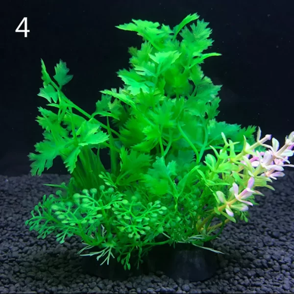 12 Kinds Artificial Aquarium Decor Plants Water Weeds Ornament Aquatic Plant Fish Tank Grass Decoration Accessories 14cm - Image 12
