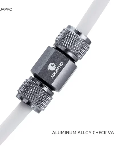 CO2 Aluminiumalloy Check Valve Aquarium Accessories Fish Tank Supplies Equipment Akvarium Checker Terrarium Fishbowl Cylinder