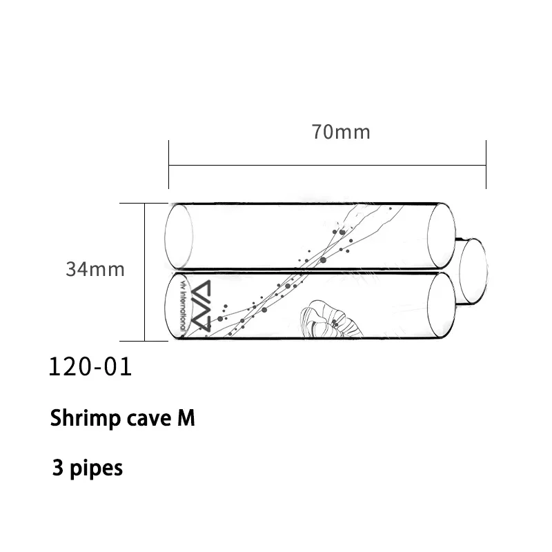 VIV Aquarium Supplies Crystal Shrimp Nest Glass Feeding Basin Feeding Tube Fish Tank Accessories ADA Quality - Image 5