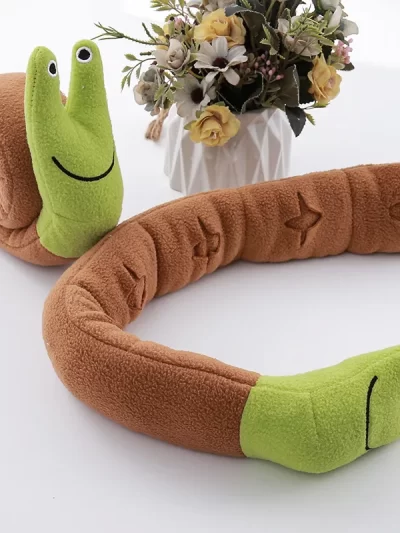 Snail shaped dog and cat toys, pet products, pet supplies, mats to hide food odors, training puzzles, and fun sniffing toys