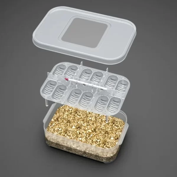 Pets Incubation Box DIY 12 Grids Hatch Box Snake Lizard Hatching Box Egg Tray Crawler Lizard Leopard Gecko Reptile Accessories - Image 11