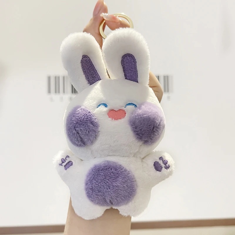 Cute Rabbit Plush Decoration Cartoon Keychain Pendant Little Rabbit Accessories Doll Pendant Birthday Gift - Image 8