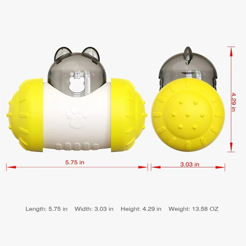 Dog Slow Feeder Toys Interactive Puzzle Durable Dog Food Dispenser Mental Treat Stimulation Chase Rolling Puppy Toy Pet Supplies - Image 6