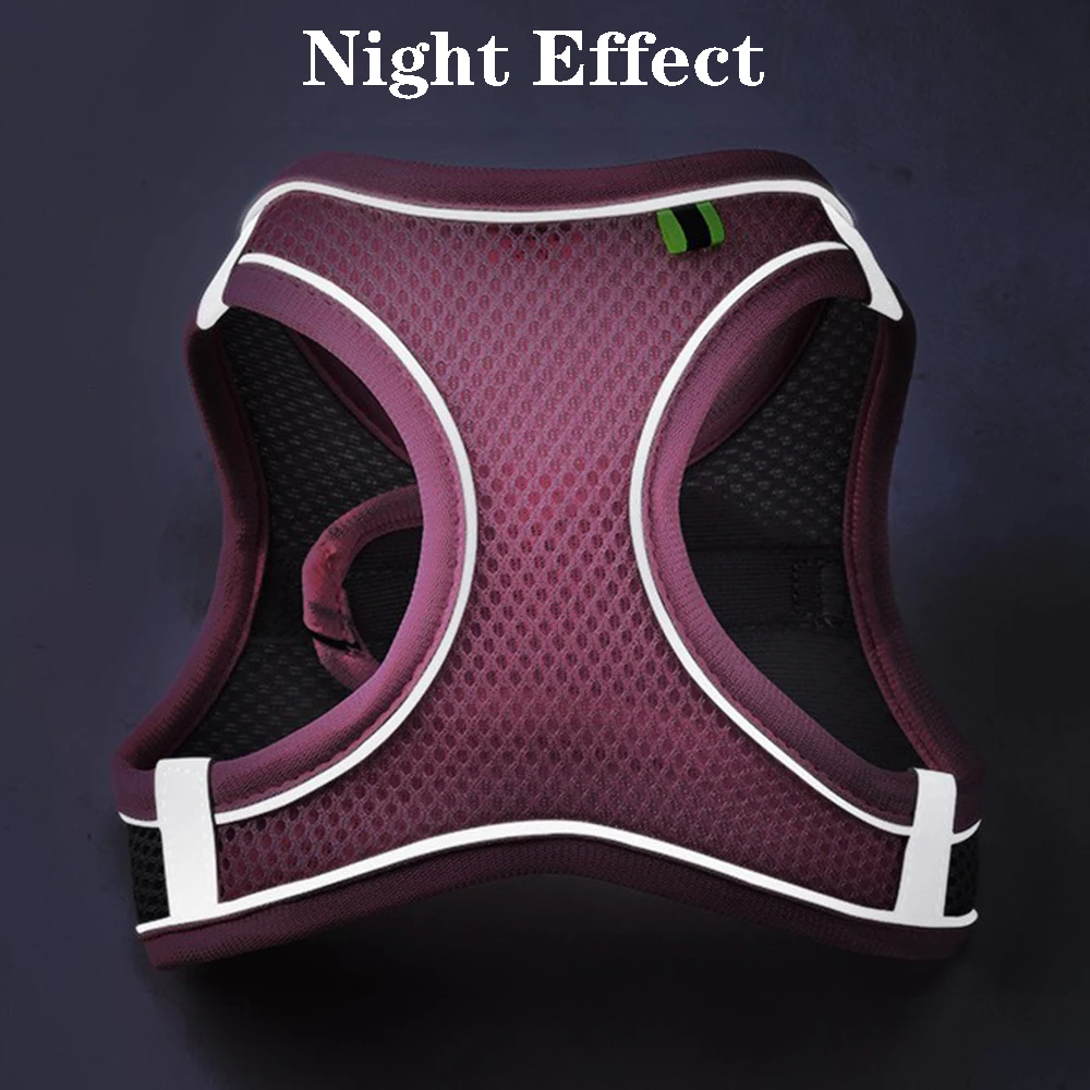 Cat Dog Harness Vest Chest Rope Set Reflective Breathable Adjustable Pet Harness for Small Medium Dogs Outdoor Walking - Image 10