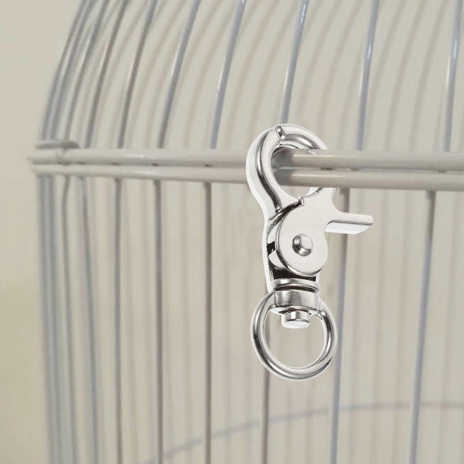 5pcs Bird Cages Lock Lobster Clasp Door Parrot Cages Swivel Spring Buckle Pet Cagess Accessories - Image 4