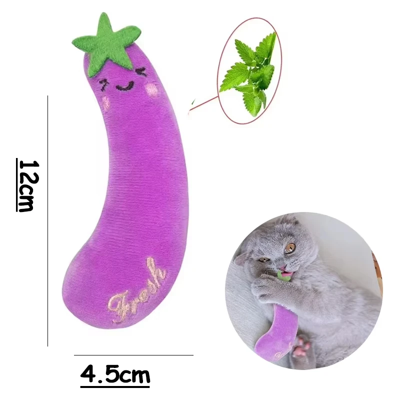 5 Pcs Plush Catnip Toys, Cat Self Entertainment Bite Toys, Anti-boredom and Anti-damage Home, Pet Cat Toys - Image 13