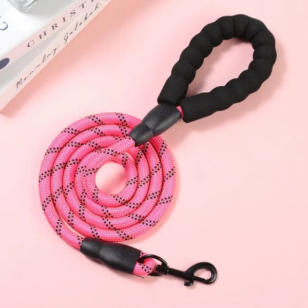 Strong Pet Leash Reflective Large Small Dog With Comfortable Padded Handle Double Heavy  Traction Rope Enhance Safety And Contr - Image 11