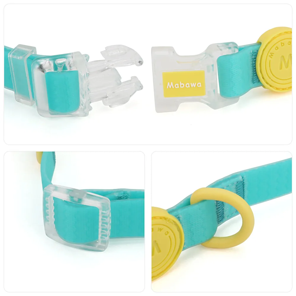 Colorful Pet Collar Waterproof Cat Dog Collars For Small Medium Dogs Fadou Teddy Corgi - Image 5