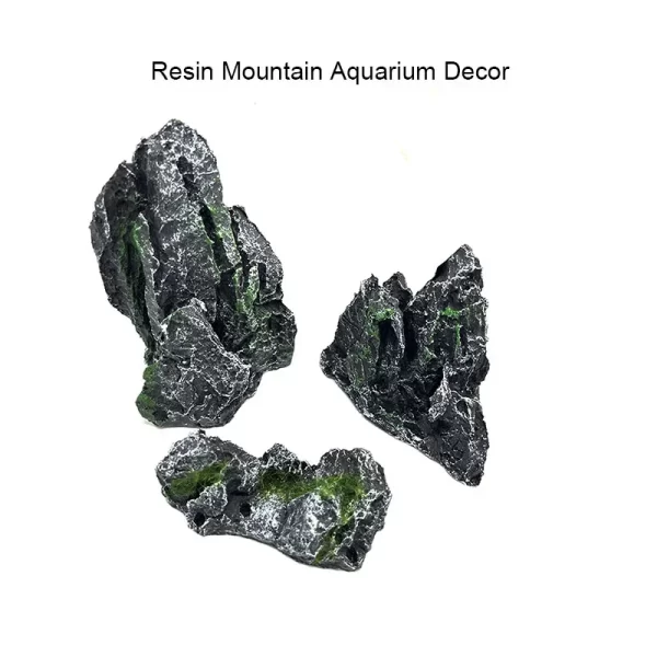 Simulated Stone Aquarium Decor Beautiful Stone Rockery Landscaping Fish Tank Resin Decoration Aquarium Accessories