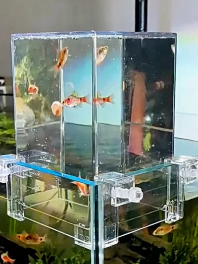 Fish Elevator Water Auto-Refill Negative Pressure Suspended Fish Tank Aquarium Decoration Increase Pets Fish Activity Area