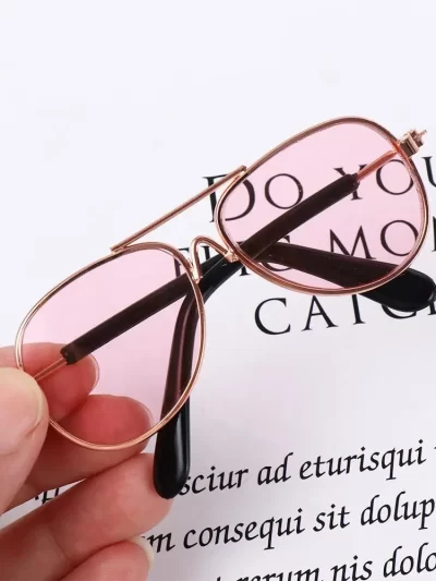 Cute Lovely Pet for Cat Toy Reflection Products Cat Dog Pet Glasses Photos Props