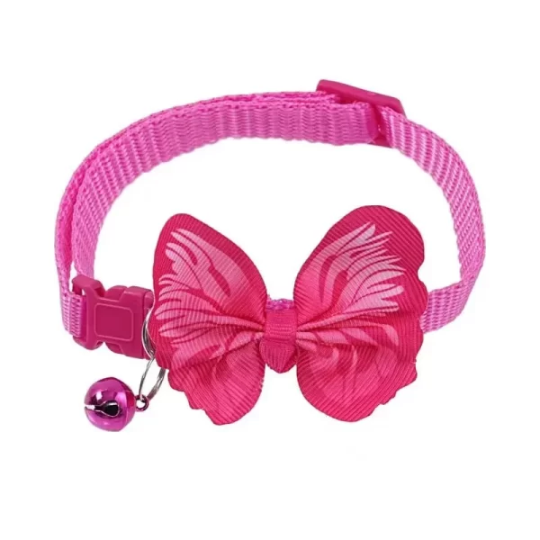 1pc New Dog Collars Butterfly Bells Collars Cute Cat Collars Pet Supplies Multicolor Adjustable Dressing Tool Dog Accessories - Image 9