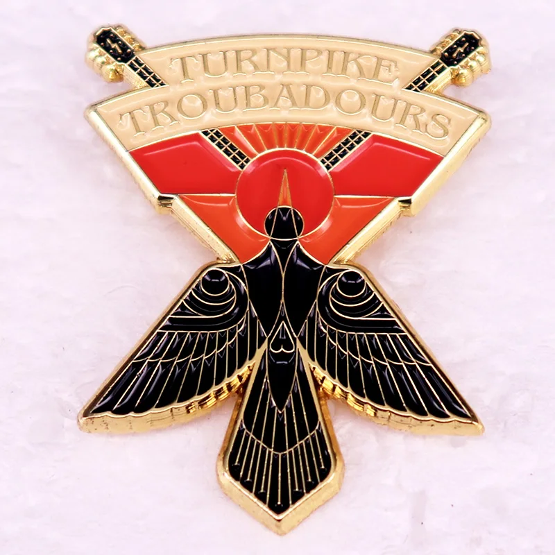 American Country Music Band bird logo Enamel Pin Badge Brooch Jewelry