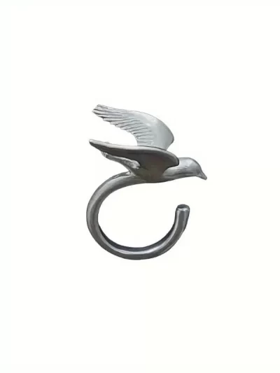 2025 New Themed Expandable Bird Jewelry Adjustable Opening Alloy Ring Accessories