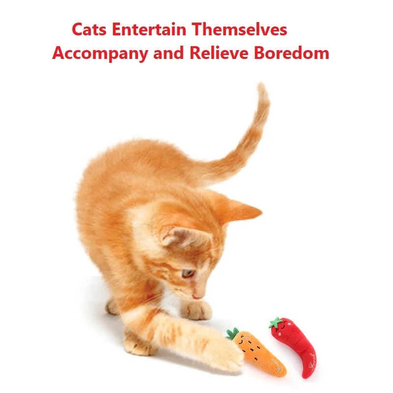 5 Pcs Plush Catnip Toys, Cat Self Entertainment Bite Toys, Anti-boredom and Anti-damage Home, Pet Cat Toys - Image 5