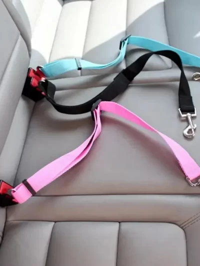 Cat Car Seat Belt Dog Accessories Adjustable Harness Lead Leash Small Medium Travel Clip Puppy Collar Leash Pet Items Dog Harnes