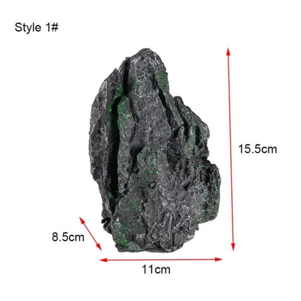 Simulated Stone Aquarium Decor Beautiful Stone Rockery Landscaping Fish Tank Resin Decoration Aquarium Accessories - Image 7