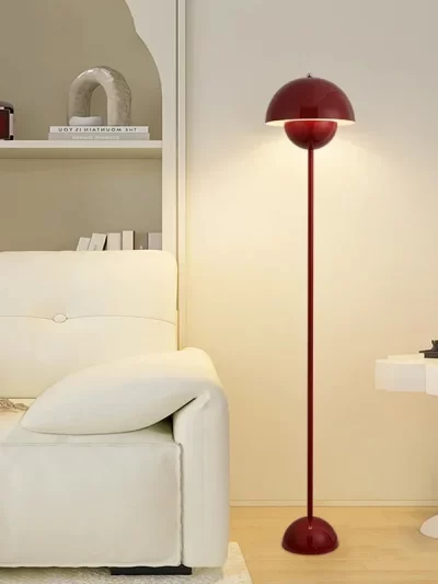 Simple Modern Cream Style High Quality Bud Led Floor Lamp Table Light Desk Lamp With E27 Changeable Bulb For Bedroom Living Room