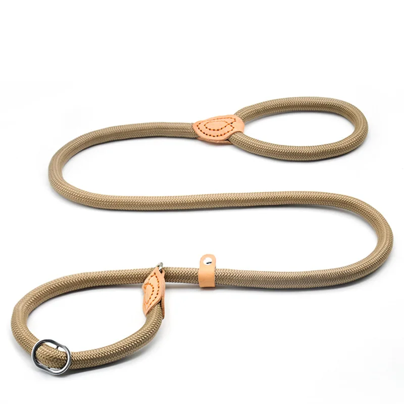 Dog Leash Slip Rope Lead Leash Heavy Duty Braided Rope Adjustable Training Leashes Nylon Pet Lead 8/14mm,For Large/small Dogs - Image 11