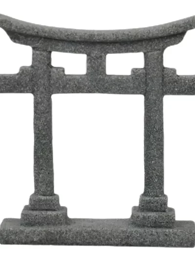 Japanese Torii Gate Fish Tanks Decorations for Aquariums Statue Bridge Ornament