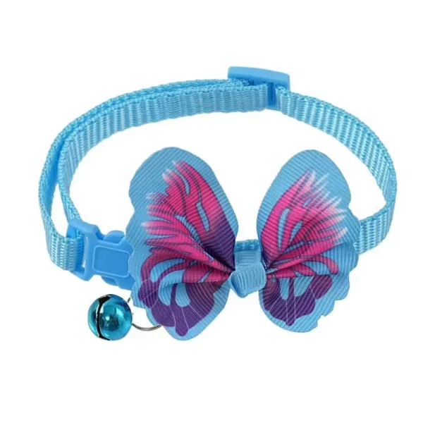 1pc New Dog Collars Butterfly Bells Collars Cute Cat Collars Pet Supplies Multicolor Adjustable Dressing Tool Dog Accessories - Image 8