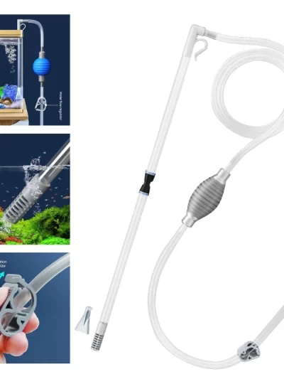 Aquarium Siphon Vacuum Cleaner Aquarium Siphon Water Changer fish Tanks cleaner
