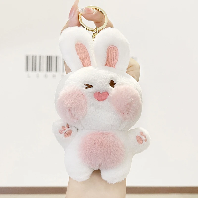 Cute Rabbit Plush Decoration Cartoon Keychain Pendant Little Rabbit Accessories Doll Pendant Birthday Gift - Image 9