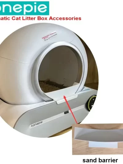 2 Pic Automatic Cat Litter Box Sand Barrier for Pet Tonepie Ti Pro Accessories Toilet Replacement Raise The Barrier Pet Supplie