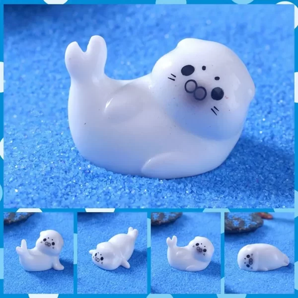 Cute Little Sea Lion Micro Landscape Fish Tank Small Ocean Marine Animal Ornaments Aquarium DIY Decorative Accessories - Image 5