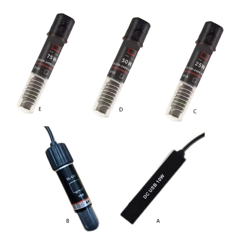 Small Aquariums Heating Rod Constant Temperature Fishes Tanks Aquariums Heaters for Constant Water Temperature