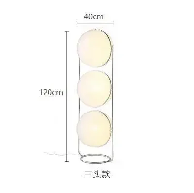2024 Creative E27 Desk Lamp LED Metal Chrome Light Living Room Hotel Room White Acrylic Ball Lights Home Art Deco Art Floor Lamp - Image 11