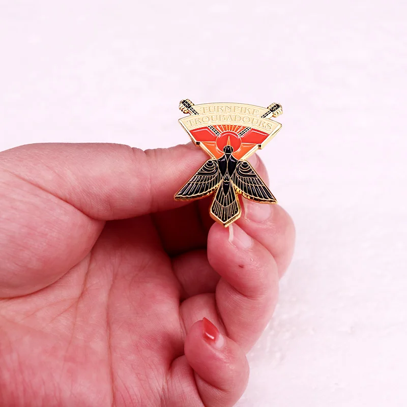 American Country Music Band bird logo Enamel Pin Badge Brooch Jewelry - Image 4