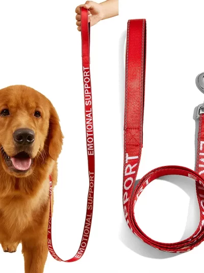 Small Pet Dogs and Cat Leashes Solid color Service Dog & Emotional Support Jacquard Leash Reflection Strong Pet Walking Training