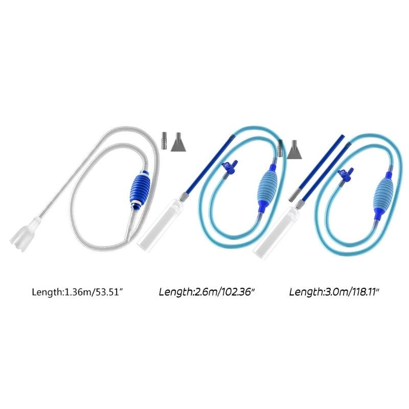 Aquarium Siphon Vacuum Cleaner Aquarium Siphon Water Changer fish Tanks cleaner - Image 18