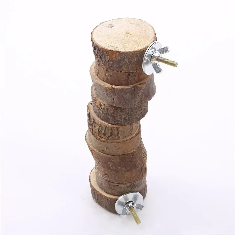 Hamster Wooden Ladder Toy For Cage 6/10 Steps Wood Climbing Blocks Chew Pig Rat Hedgehog Small Pet Accessories - Image 8