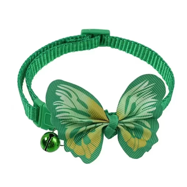 1pc New Dog Collars Butterfly Bells Collars Cute Cat Collars Pet Supplies Multicolor Adjustable Dressing Tool Dog Accessories - Image 7