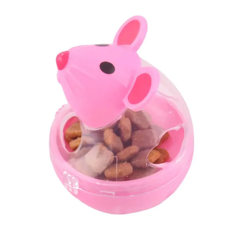 Cat Mice Food Tumbler Cat Food Toy Ball Interactive Cat Food Feeder Leak Food Interesting Plastic Cat Food Dispenser Treat Toy - Image 8