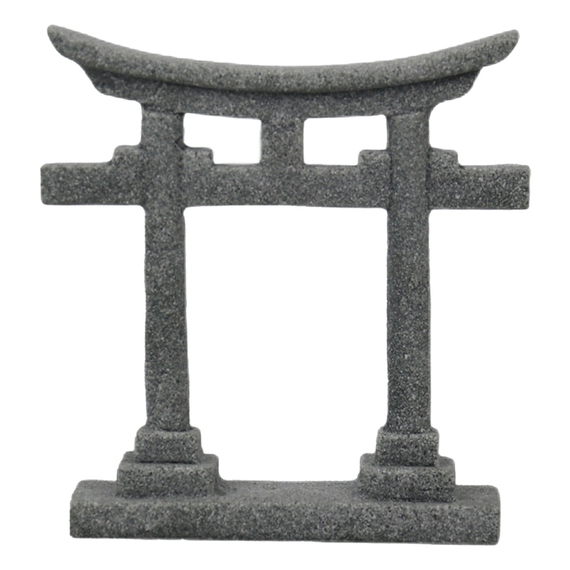 Japanese Torii Gate Aquariums Miniature Ornament Bridge Landscape Ornament Decor - Image 9
